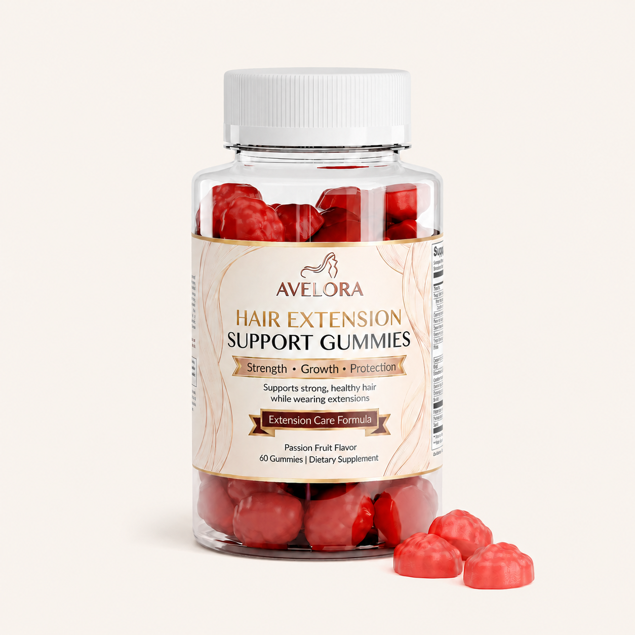 AVELORA Hair Extension Support Gummies